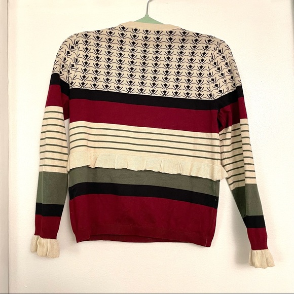 Chee Cho Striped Ruffle Sweater - Picture 2 of 4